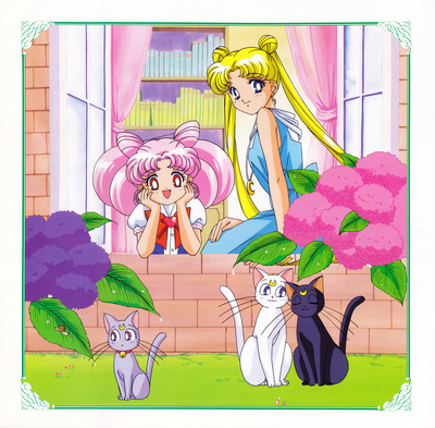 Chibi-Usa, Tsukino Usagi, Diana, Luna, Artemis
Sailor Moon SuperS
1996 Calendar
