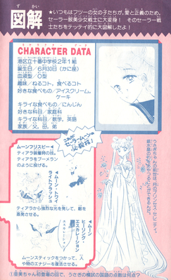 Princess Serenity
Sailor Moon Official Fanbook
Nakayoshi Furoku 1993
