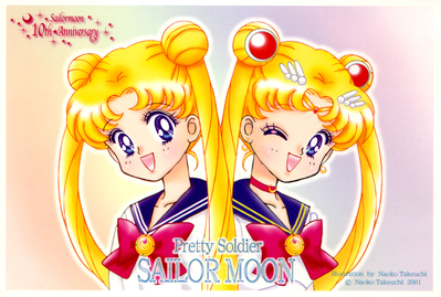 Tsukino Usagi, Sailor Moon
10th Anniversary
Postcard
