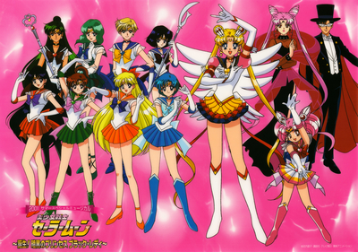 Sailor Senshi, Black Lady, Tuxedo Kamen
Sera Myu 2001

