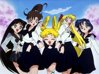 Rei, Makoto, Usagi, Minako, Ami
Sailor Moon Best Selection CD-Rom

