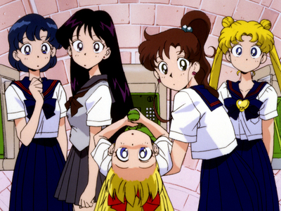 Ami, Rei, Minako, Makoto, Usagi
Sailor Moon Best Selection CD-Rom

