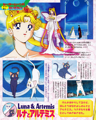 Neo Queen Serenity, Luna, Artemis
ISBN: 4-06-304298-7
April 1994
