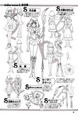 Sailor Saturn Character Settei
ISBN: 4-06-324594-2
Published: June 1997
