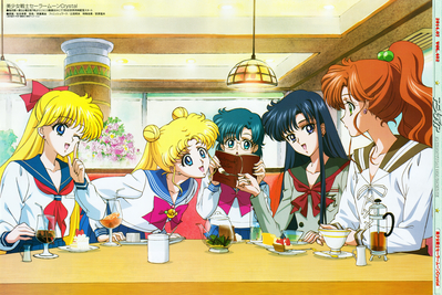 Minako, Usagi, Ami, Rei, Makoto
Animedia
July 2014
