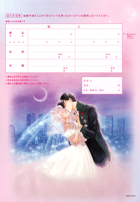 Sailor Moon Marriage Certificate
With Magazine
August 2020
