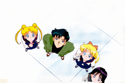 Usagi, Mamoru, Minako, Rei
Sailor Moon Sailor Stars
Episode 167
